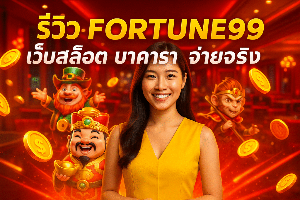 รีวิว FORTUNE99 เว็บสล็อต บาคาร่า จ่ายจริง